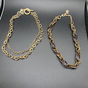 2ct Bourbon & Bowties Chain 19" & 20" Necklaces